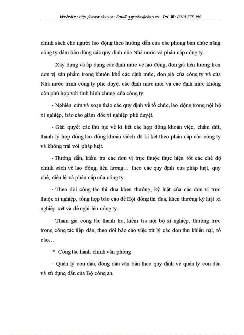 image for page Tại chi nhánh Công ty TNHH Nhà nước 1 thành viên dịch vụ nhà ở và khu đô thị xí nghiệp 3