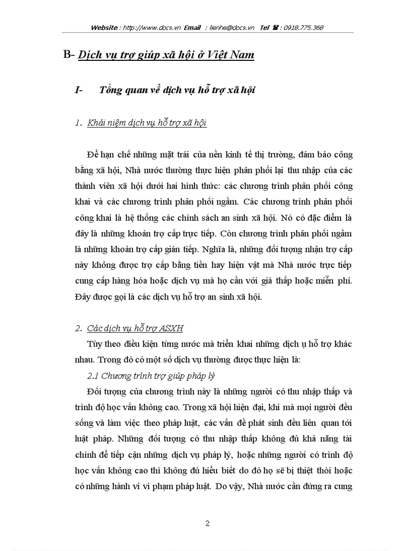 image for page Các chương trình và dịch vụ trợ giúp xã hội ở việt nam
