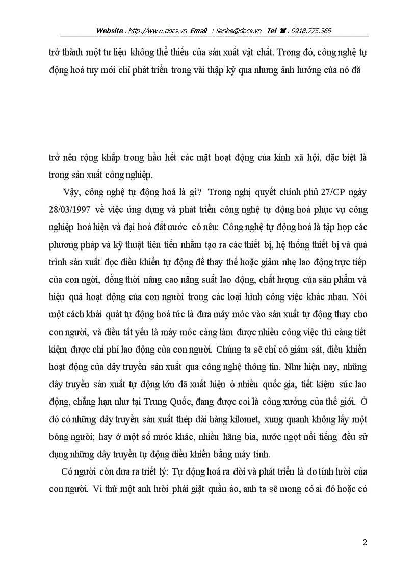 image for page Công nghệ tự động hoá đối với sự phát triển công nghiệp