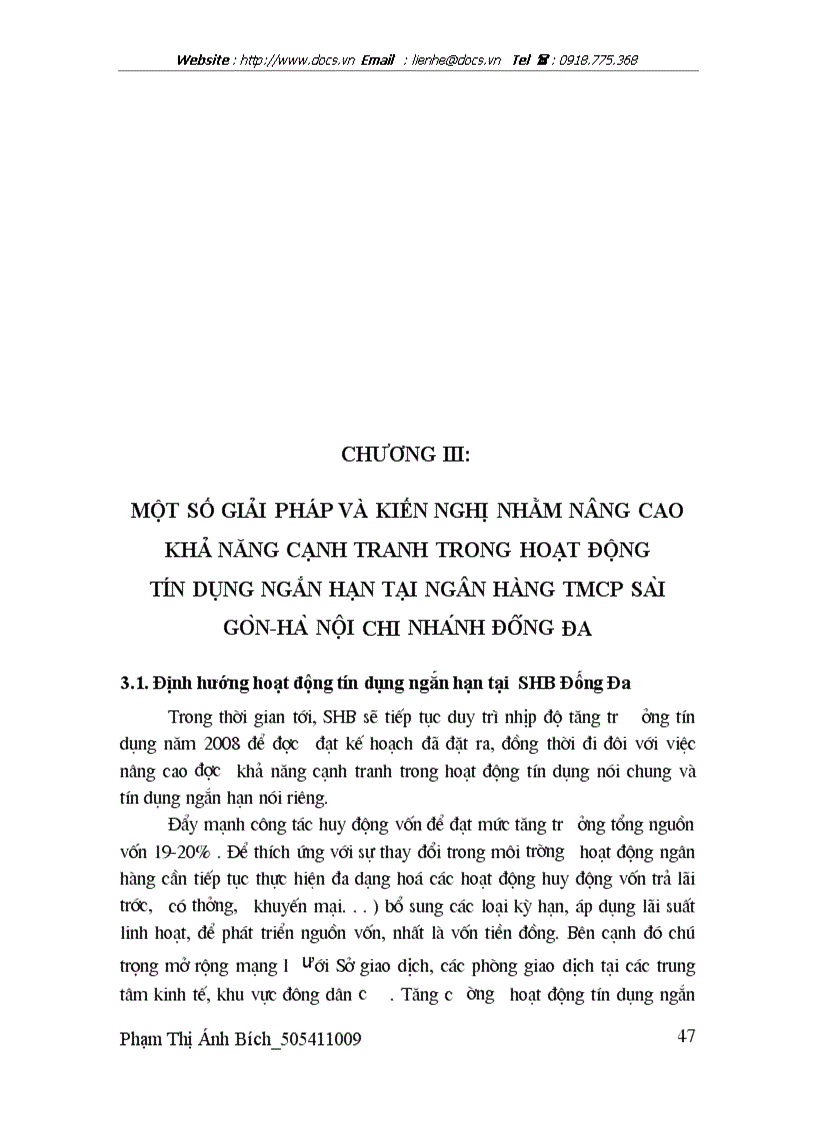 image for page Giải pháp nâng cao khả năng cạnh tranh trong hoạt động tín dụng ngắn hạn của ngânhàng NHTMCP Sài Gòn Hà Nội SHB lt NHaCT gt