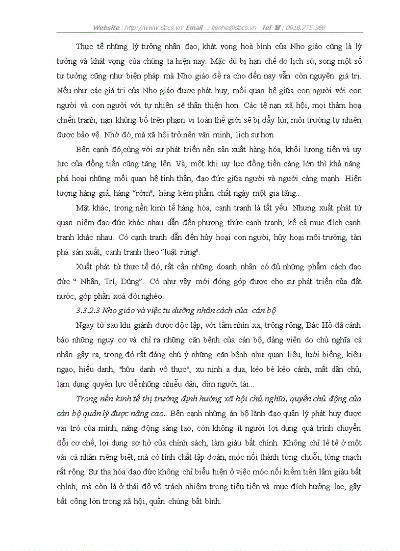 image for page Quan điểm đức trị của Nho giáo trong việc xây dựng nền kinh tế thị trường định hướng XHCN