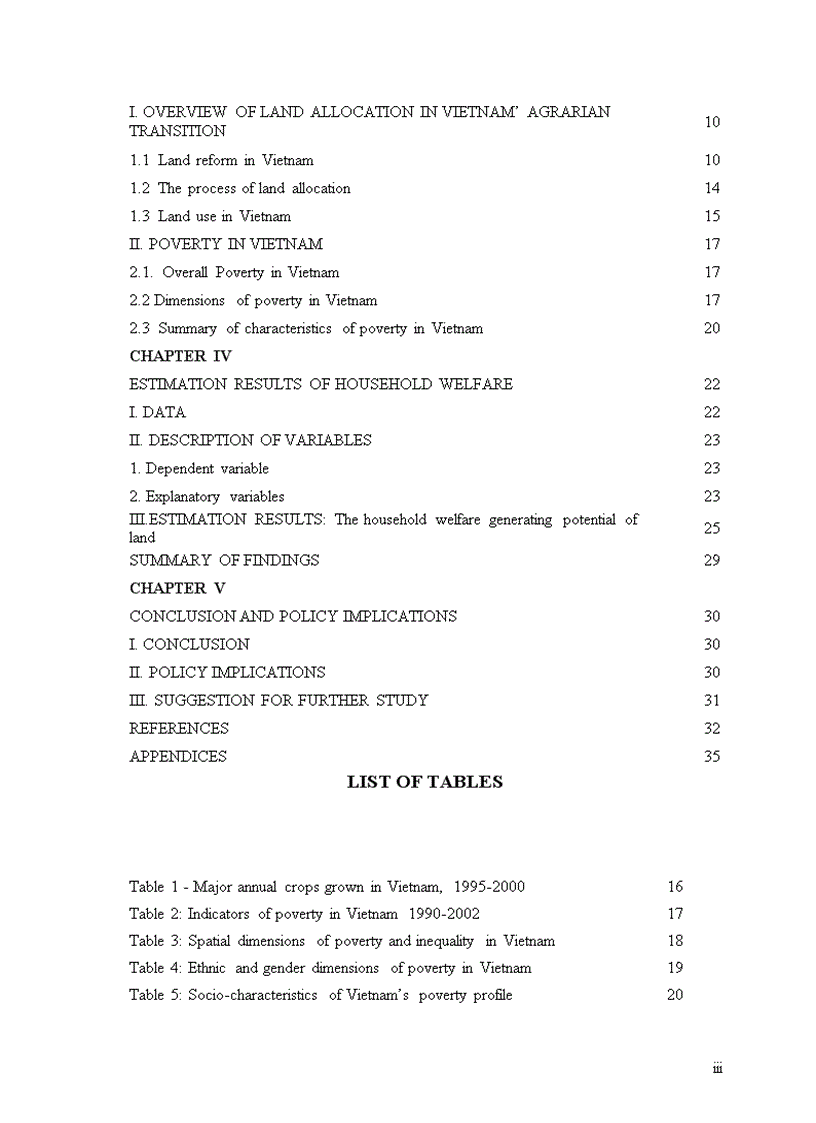 image for page Determinants of poverty reduction potential of land in rural vietnam