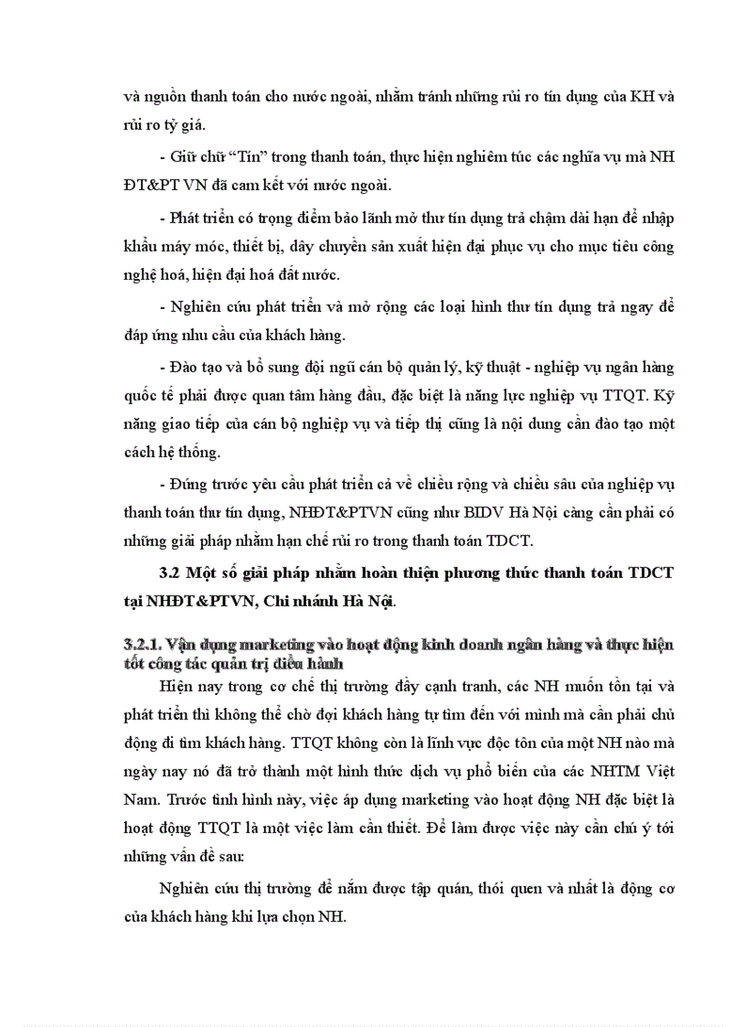 image for page Một số giải pháp nhằm hoàn thiện và phát triển phương thức thanh toán tín dụng chứng từ tại Ngân hàng Đầu tư và phát triển Việt Nam chi nhánh Hà Nội