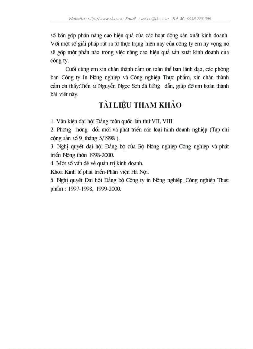 image for page Một số giải pháp chủ yếu nhằm nâng cao hiệu quả sản xuất kinh doanh của Công ty In Nông nghiệp và Công nghiệp Thực phẩm