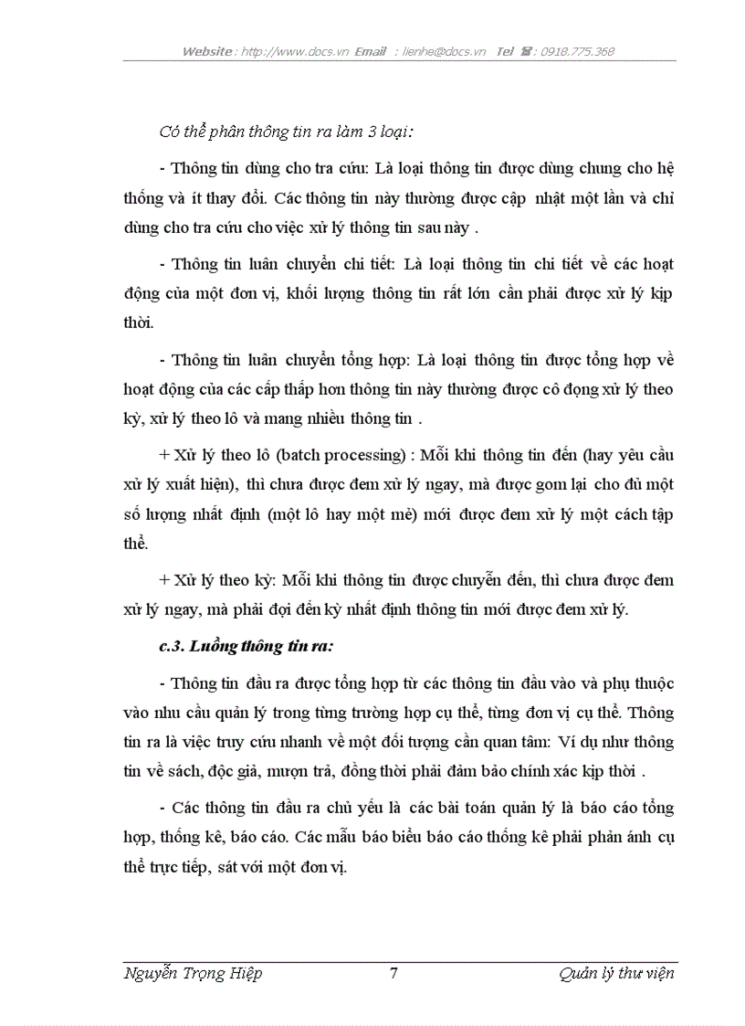 image for page Quản lý thư viện tại trường cấp III Hồng Quang