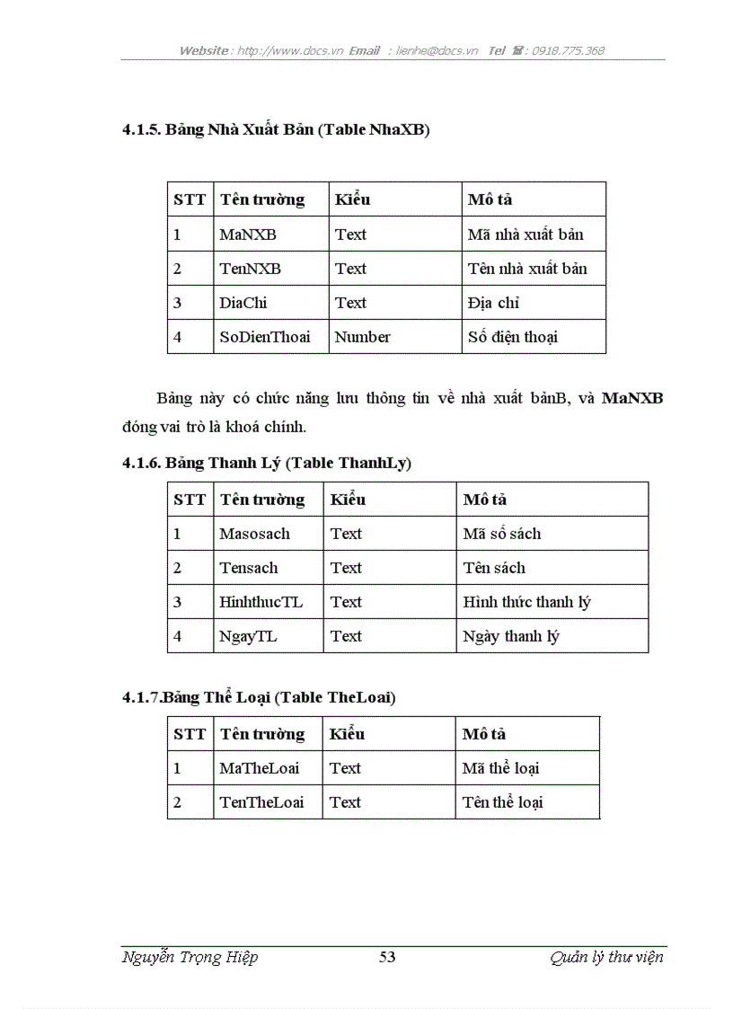 image for page Quản lý thư viện tại trường cấp III Hồng Quang
