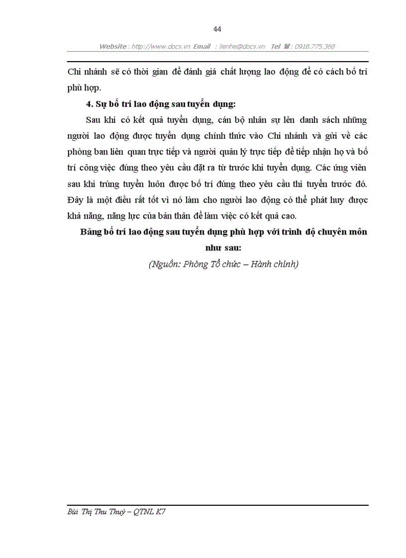 image for page Một số biện pháp nhằm hoàn thiện công tác tuyển dụng lao động tại Chi nhánh Ngân hàng Công thương Hoàn Kiếm Hà Nội