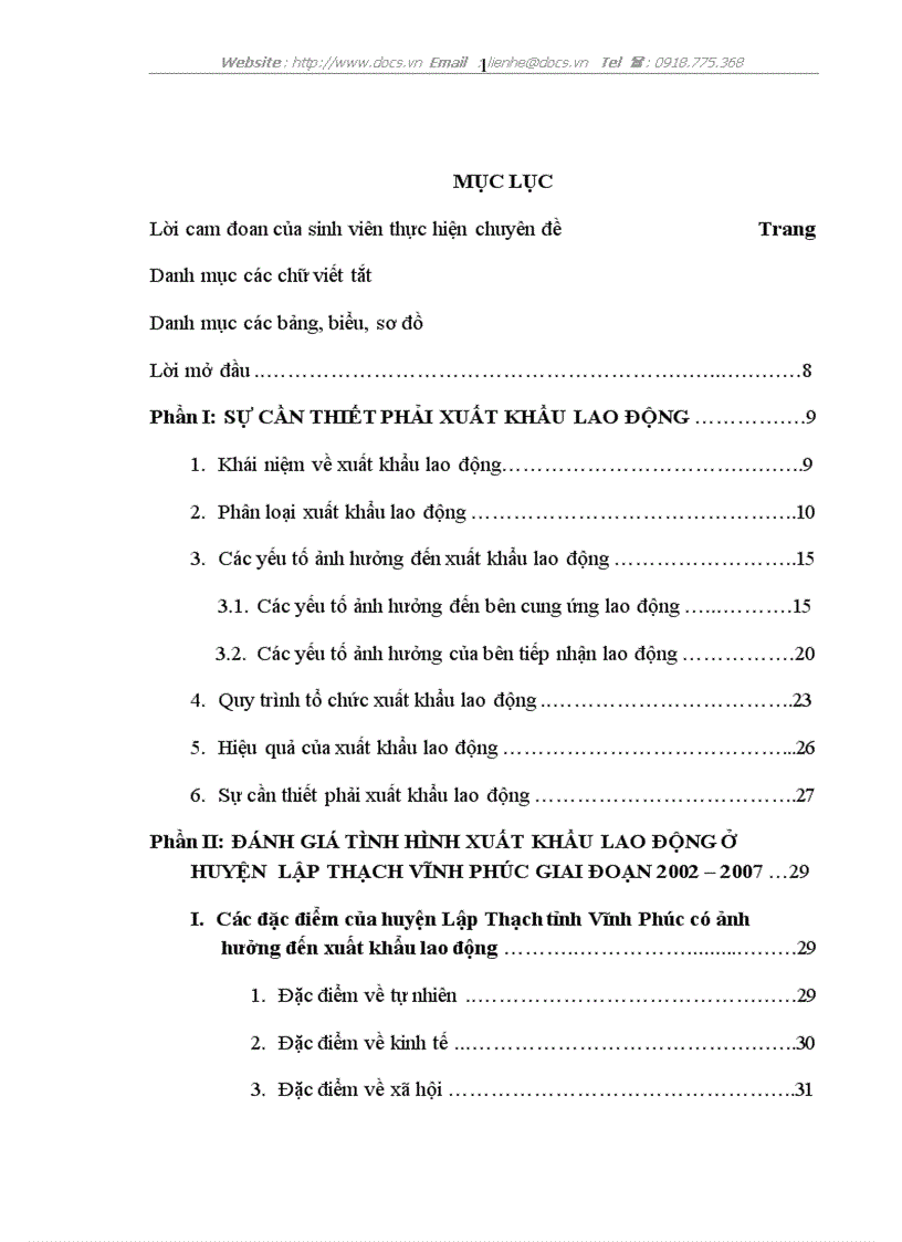 image for page Đánh giá tình hình xuất khẩu lao động của huyện Lập Thạch tỉnh Vĩnh Phúc giai đoạn 2002 2007