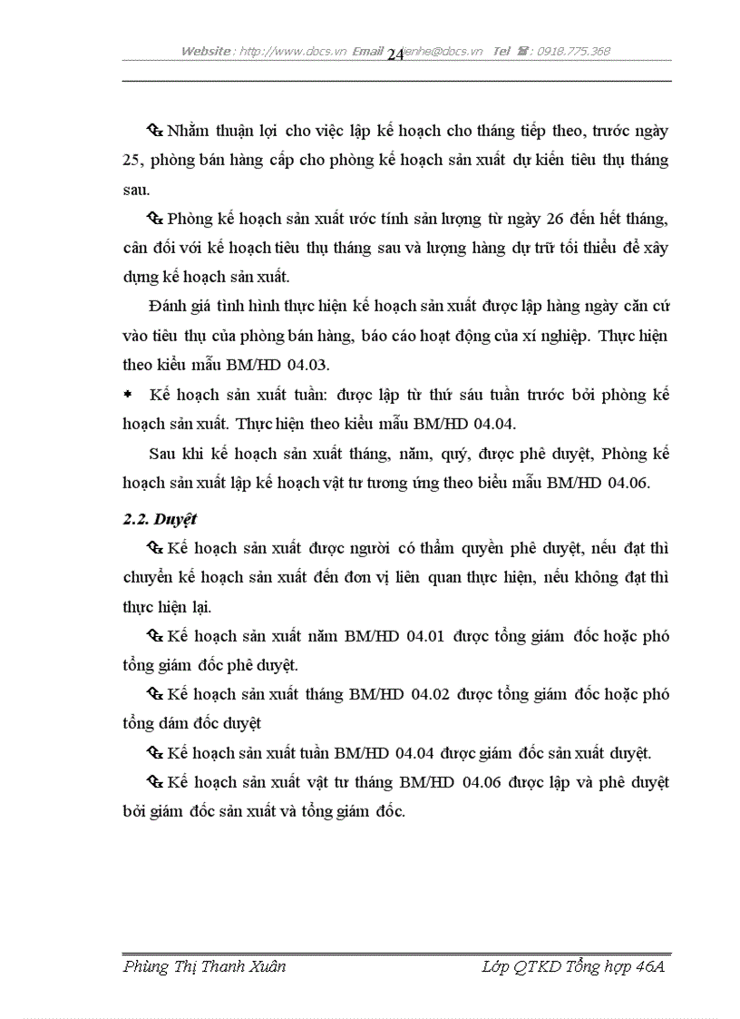 image for page Xây dựng tổ chức thực hiện kế hoạch và chương trình sản xuất của Công ty Cổ phần Tràng An