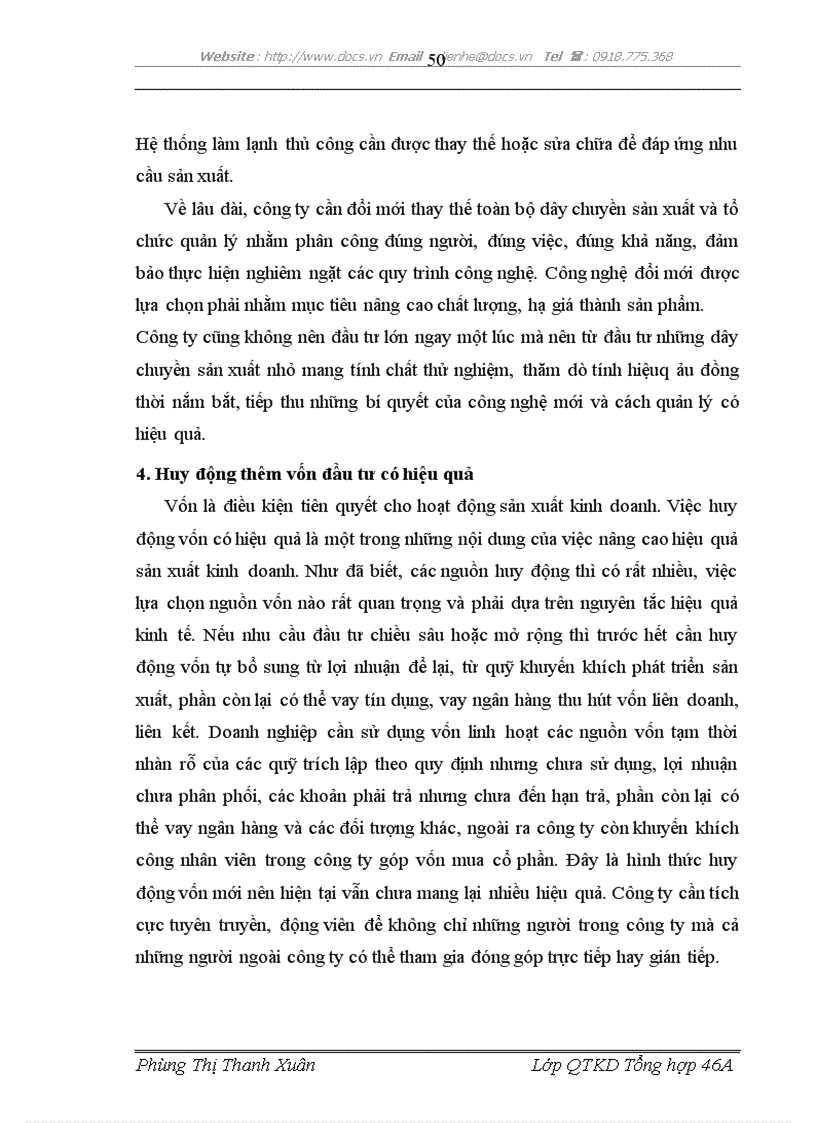 image for page Xây dựng tổ chức thực hiện kế hoạch và chương trình sản xuất của Công ty Cổ phần Tràng An