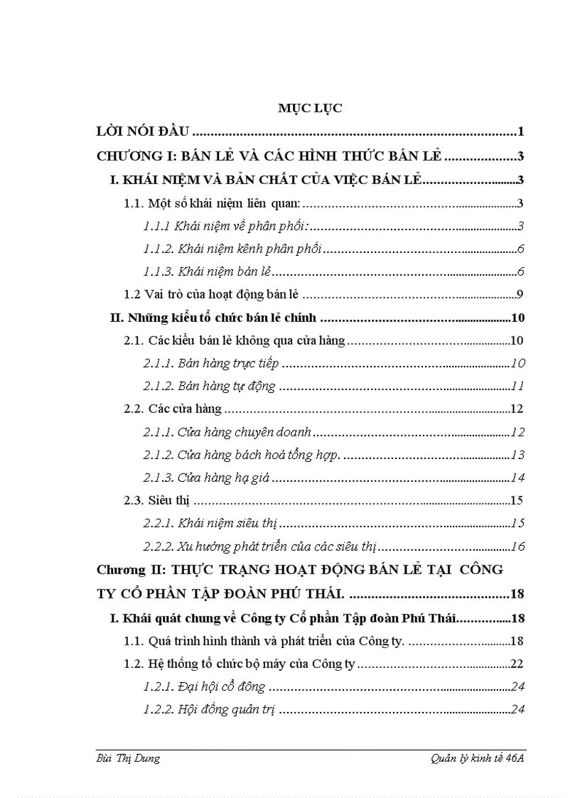 image for page Một số biện pháp nâng cao hiệu quả hoạt động bán lẻ tại Công ty Cổ phần Tập đoàn Phú Thái