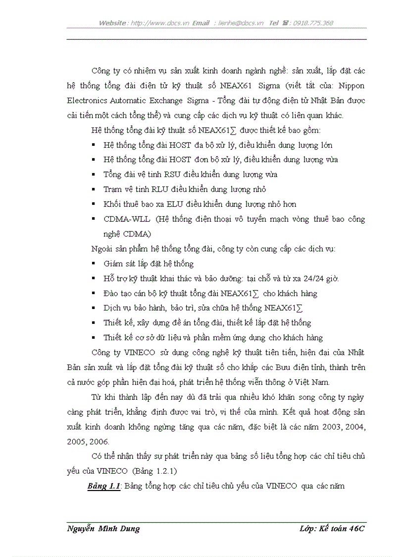image for page Hạch toán nguyên vật liệu với việc nâng cao hiệu quả sử dụng vốn lưu động tại Công ty TNHH các hệ thống viễn thông VNPT NEC Công ty VINECO