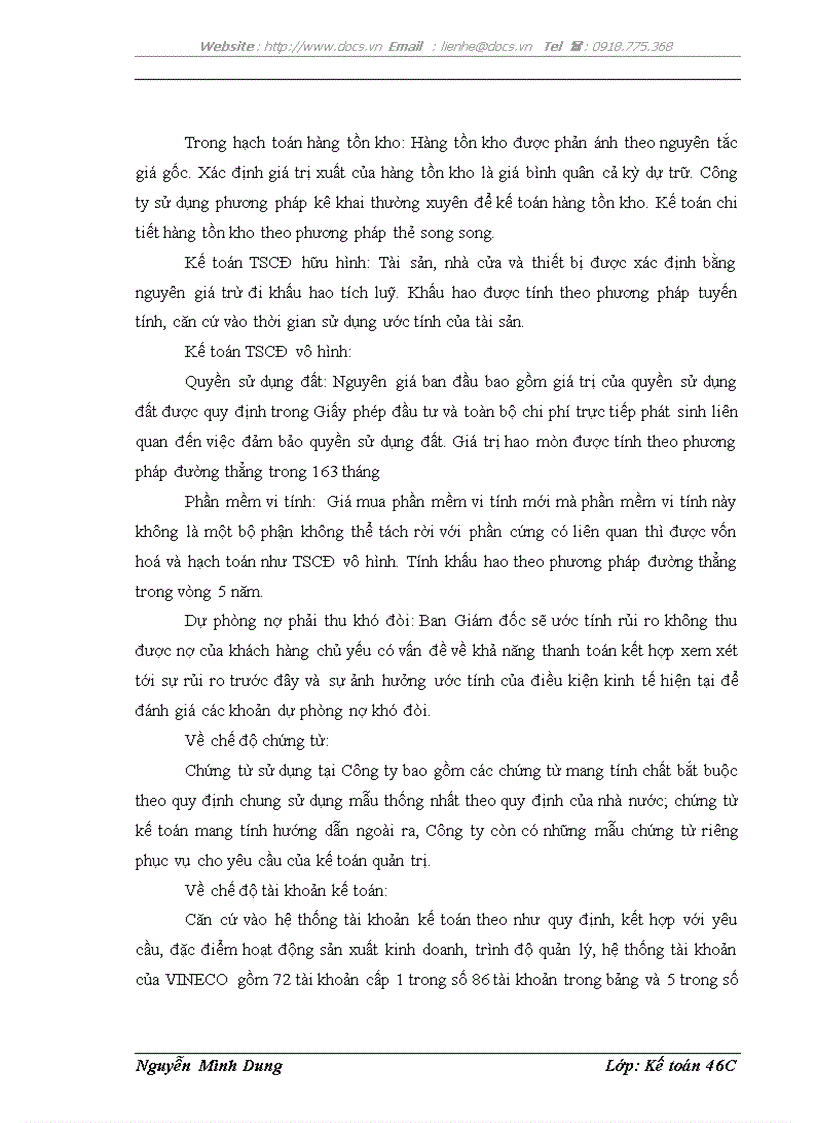 image for page Hạch toán nguyên vật liệu với việc nâng cao hiệu quả sử dụng vốn lưu động tại Công ty TNHH các hệ thống viễn thông VNPT NEC Công ty VINECO