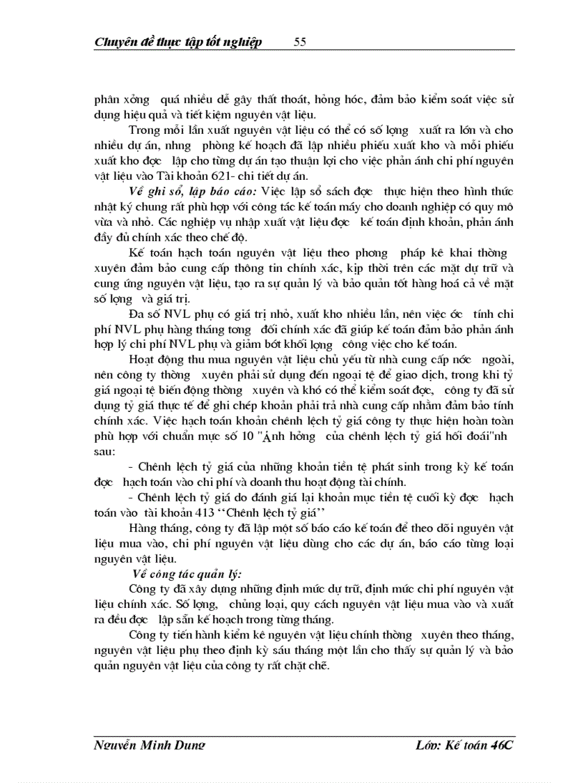 image for page Hạch toán nguyên vật liệu với việc nâng cao hiệu quả sử dụng vốn lưu động tại Công ty TNHH các hệ thống viễn thông VNPT NEC Công ty VINECO