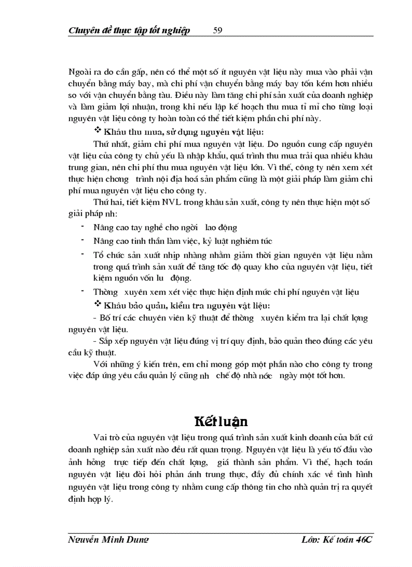 image for page Hạch toán nguyên vật liệu với việc nâng cao hiệu quả sử dụng vốn lưu động tại Công ty TNHH các hệ thống viễn thông VNPT NEC Công ty VINECO