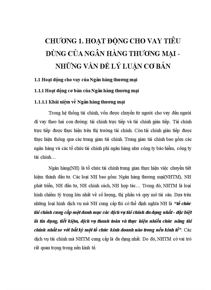 image for page Nâng cao chất lượng cho vay tiêu dùng tại Chi Nhánh Ngân Hàng Công Thương Ba Đình