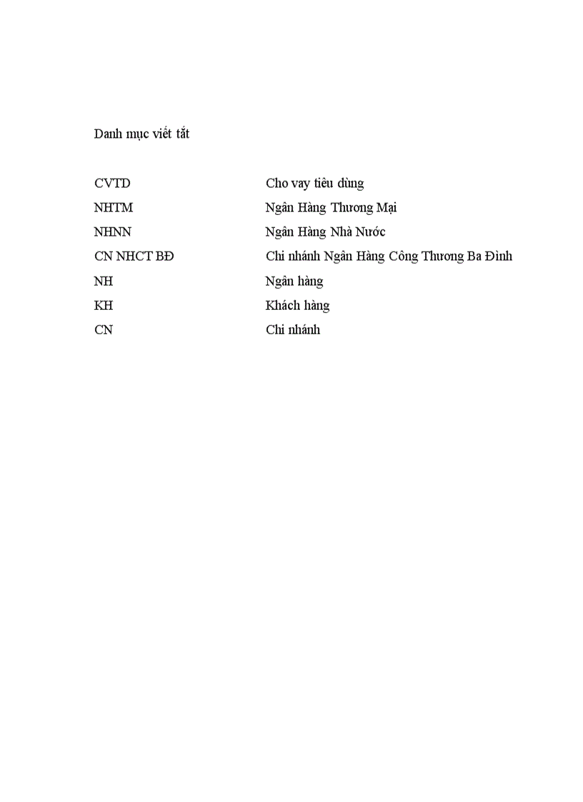 image for page Nâng cao chất lượng cho vay tiêu dùng tại Chi Nhánh Ngân Hàng Công Thương Ba Đình