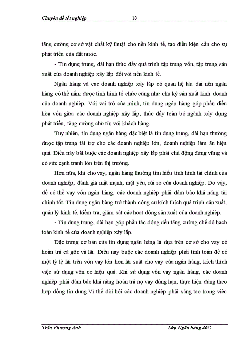 image for page Nâng cao chất lượng tín dụng trung dài hạn đối với doanh nghiệp xây lắp tại Chi nhánh Ngân hàng Đầu tư và Phát triển Tp Hà Nội