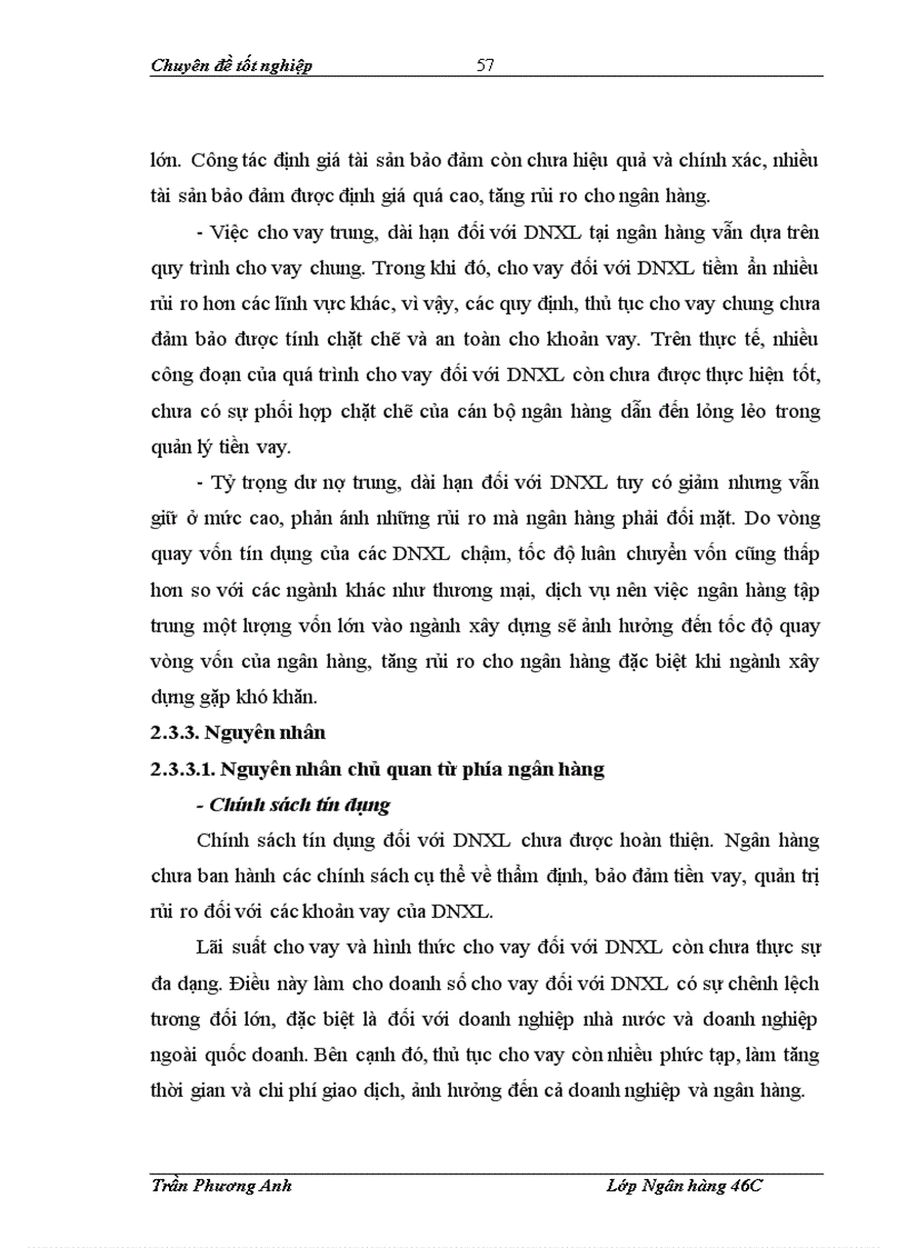 image for page Nâng cao chất lượng tín dụng trung dài hạn đối với doanh nghiệp xây lắp tại Chi nhánh Ngân hàng Đầu tư và Phát triển Tp Hà Nội