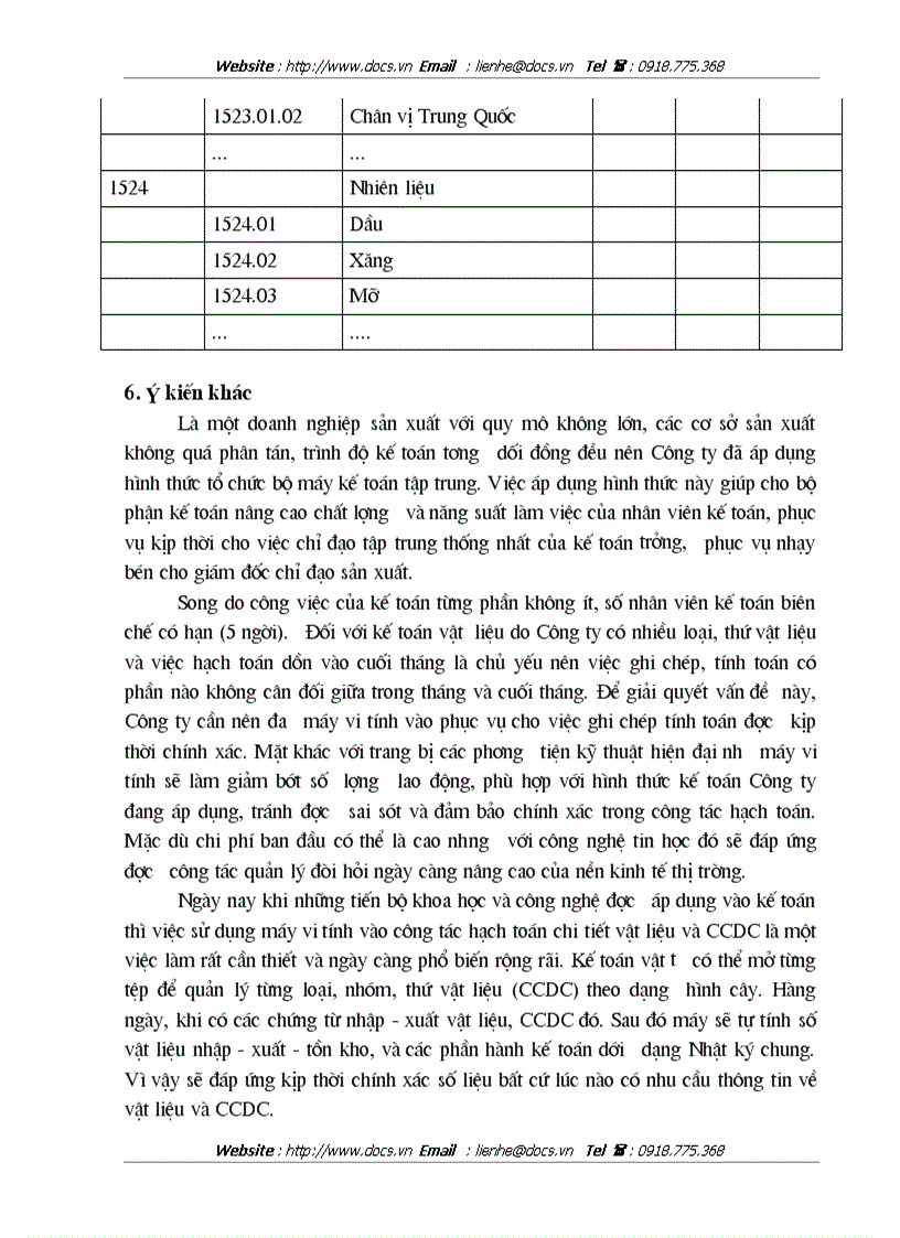 image for page Hoàn thiện công tác kế toán nguyên vật liệu và công cụ dụng cụ tại Công ty 247 Bộ Quốc Phòng