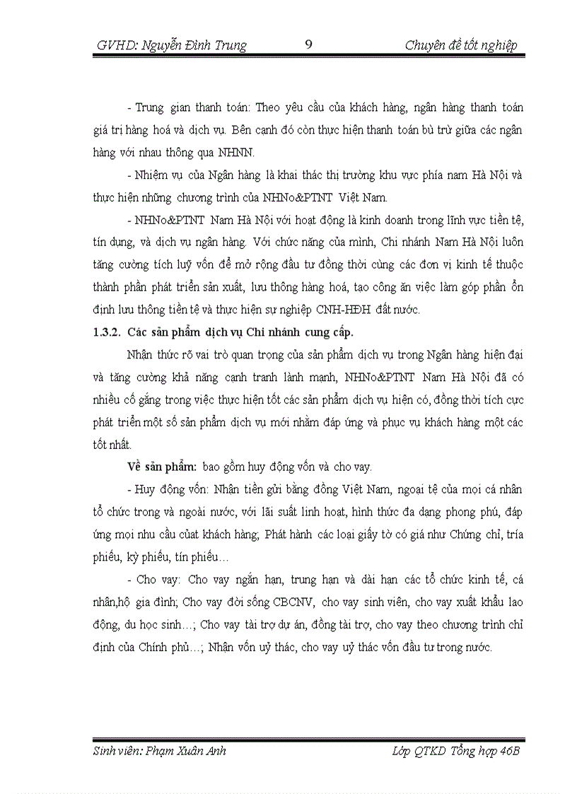 image for page Nâng cao hiệu quả hoạt động huy động vốn tại Chi nhánh Ngân hàng Nông nghiệp và Phát triển nông thôn Nam Hà Nội