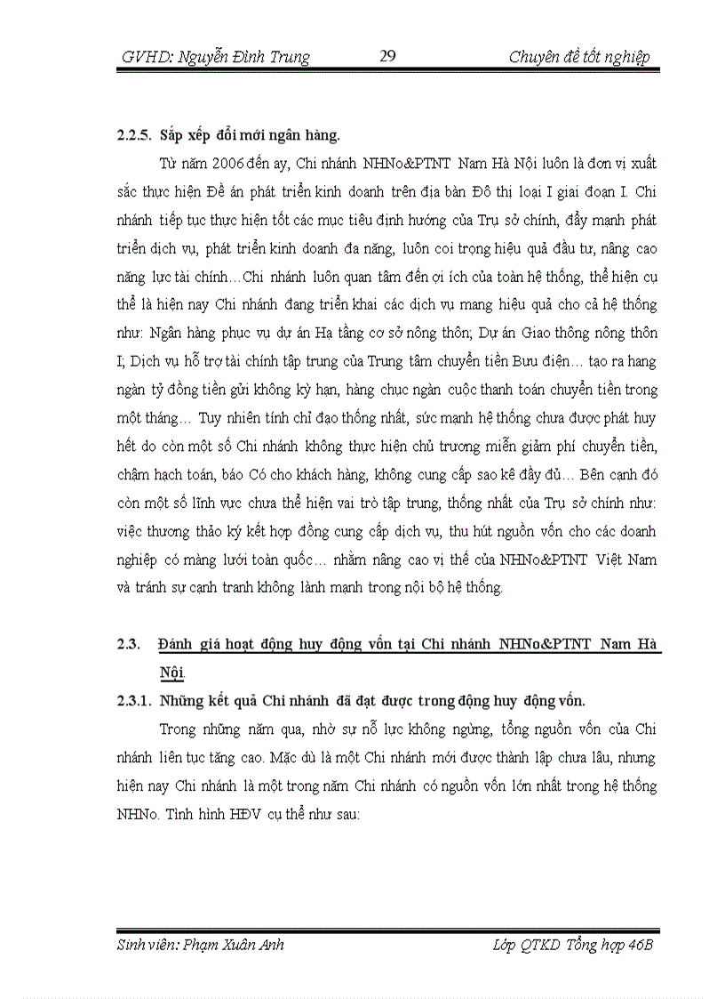 image for page Nâng cao hiệu quả hoạt động huy động vốn tại Chi nhánh Ngân hàng Nông nghiệp và Phát triển nông thôn Nam Hà Nội
