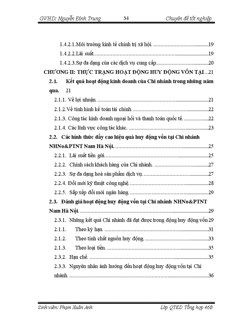 image for page Nâng cao hiệu quả hoạt động huy động vốn tại Chi nhánh Ngân hàng Nông nghiệp và Phát triển nông thôn Nam Hà Nội
