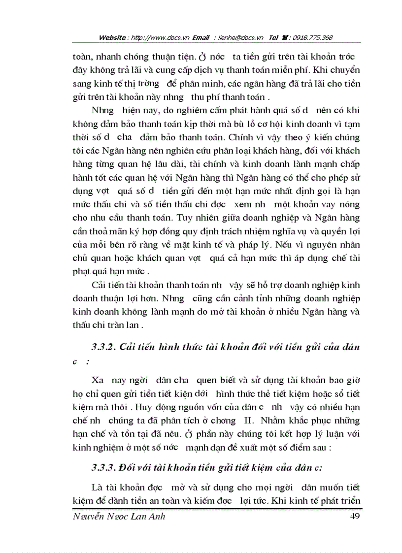 image for page Cải tiến mở và sử dụng các loại tài khoản tiền gửi nhằm đẩy mạnh huy động vốn kinh doanh của Ngân hàng công thương Bãi Cháy