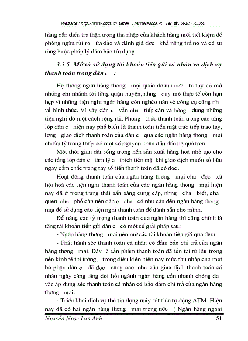 image for page Cải tiến mở và sử dụng các loại tài khoản tiền gửi nhằm đẩy mạnh huy động vốn kinh doanh của Ngân hàng công thương Bãi Cháy