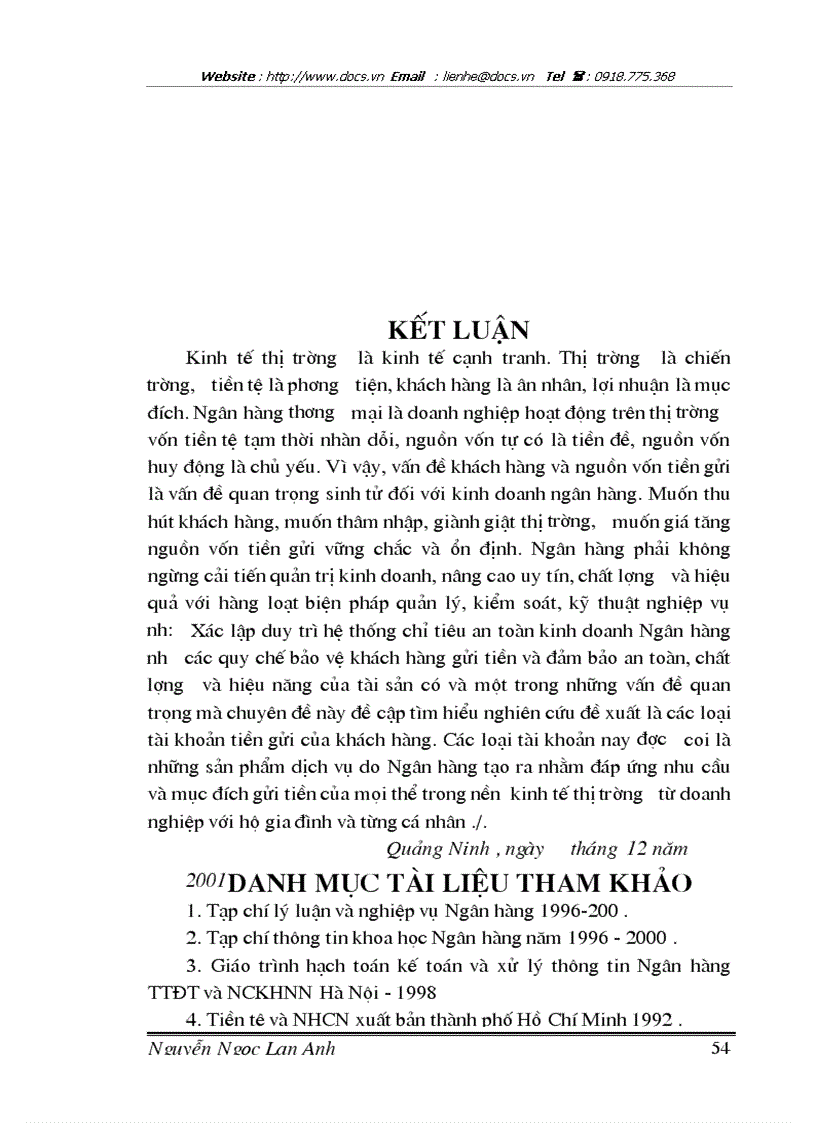 image for page Cải tiến mở và sử dụng các loại tài khoản tiền gửi nhằm đẩy mạnh huy động vốn kinh doanh của Ngân hàng công thương Bãi Cháy