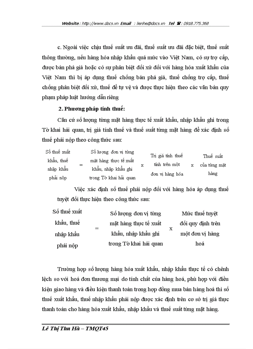 image for page Giải phỏp hoàn thiện việc thực hiện chớnh sỏch thu thuế xuất nhập khẩu tại Chi cục Hải Quan hàng ðầu tý gia cụng Hà Nội