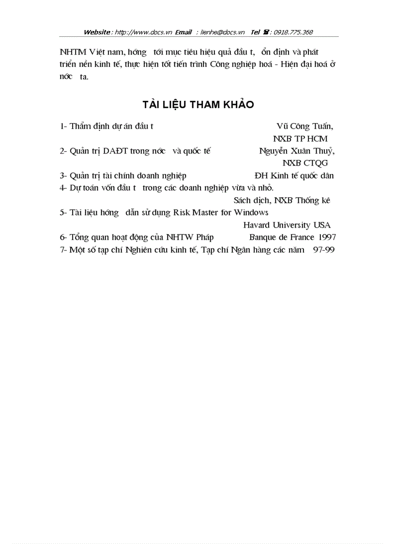 image for page Thẩm định dự án và phân tích rủi ro trong thẩm định tài chính dự án đầu tư