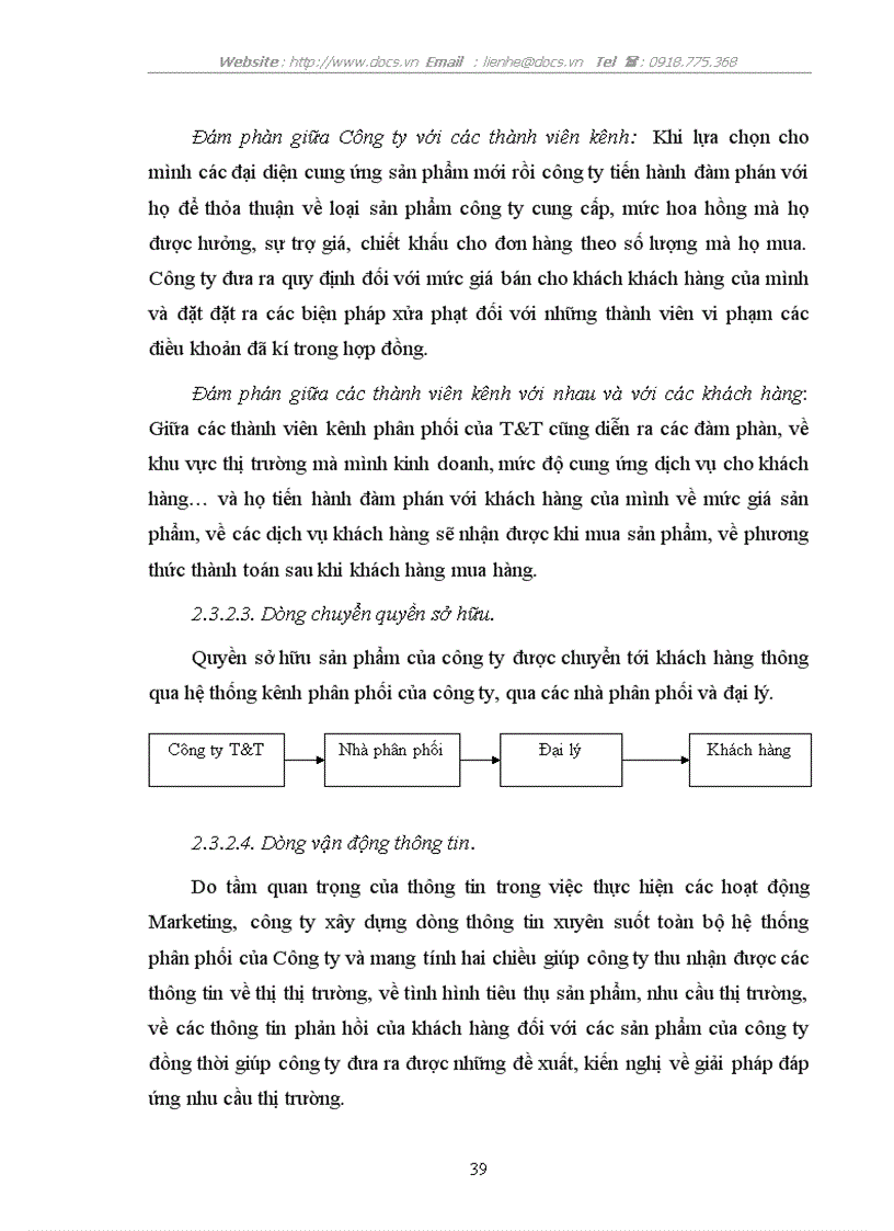 image for page Thực trạng và một vài giải pháp cho kênh phân phối của Công ty TNHH T T trên thị trường Việt Nam