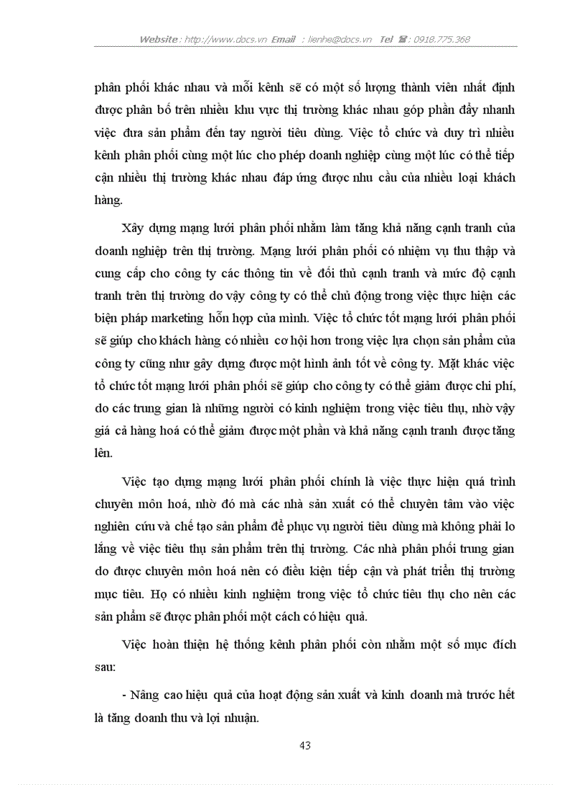 image for page Thực trạng và một vài giải pháp cho kênh phân phối của Công ty TNHH T T trên thị trường Việt Nam