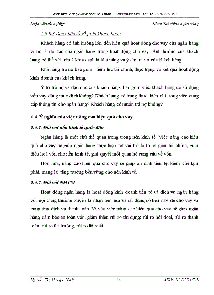 image for page Một số giải pháp nâng cao hiệu quả cho vay tại ngân hàng Công Thương Nguyễn Trãi