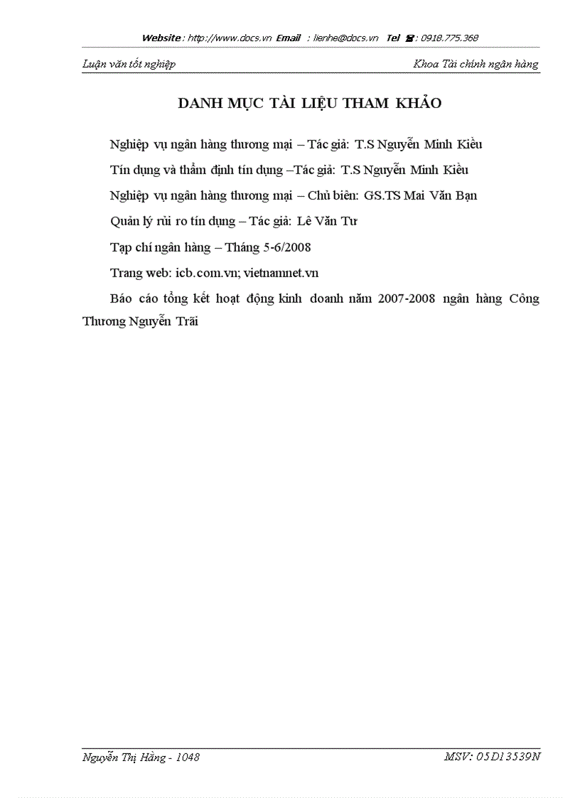 image for page Một số giải pháp nâng cao hiệu quả cho vay tại ngân hàng Công Thương Nguyễn Trãi