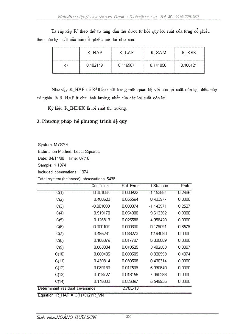 image for page Sử dụng mô hình kinh tế lượng trong phân tích sự biến động và dự báo lợi suất của 1 số cổ phiếu trên thị trường chứng khoán Việt Nam