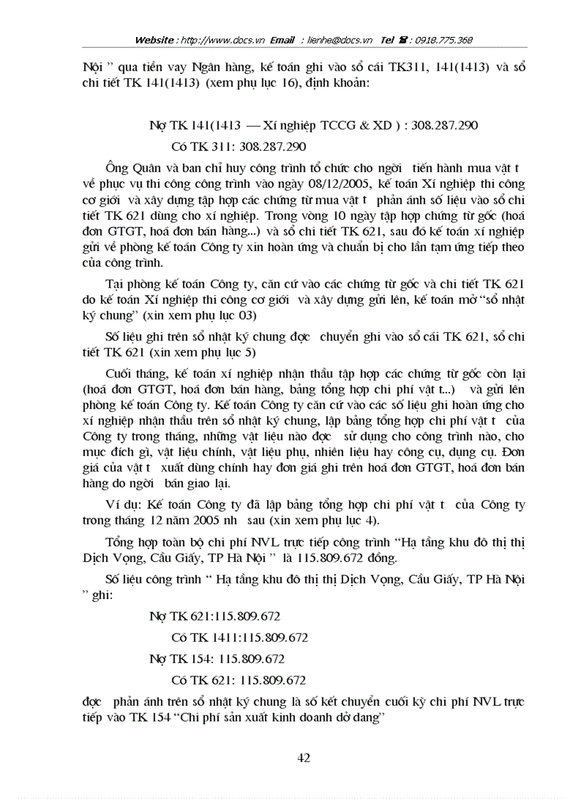 image for page Hoàn thiện hạch toán chi phí sản xuất và tính giá thành sản phẩm xây lắp với việc tăng cường quản trị tại Công ty cp Hà Đô