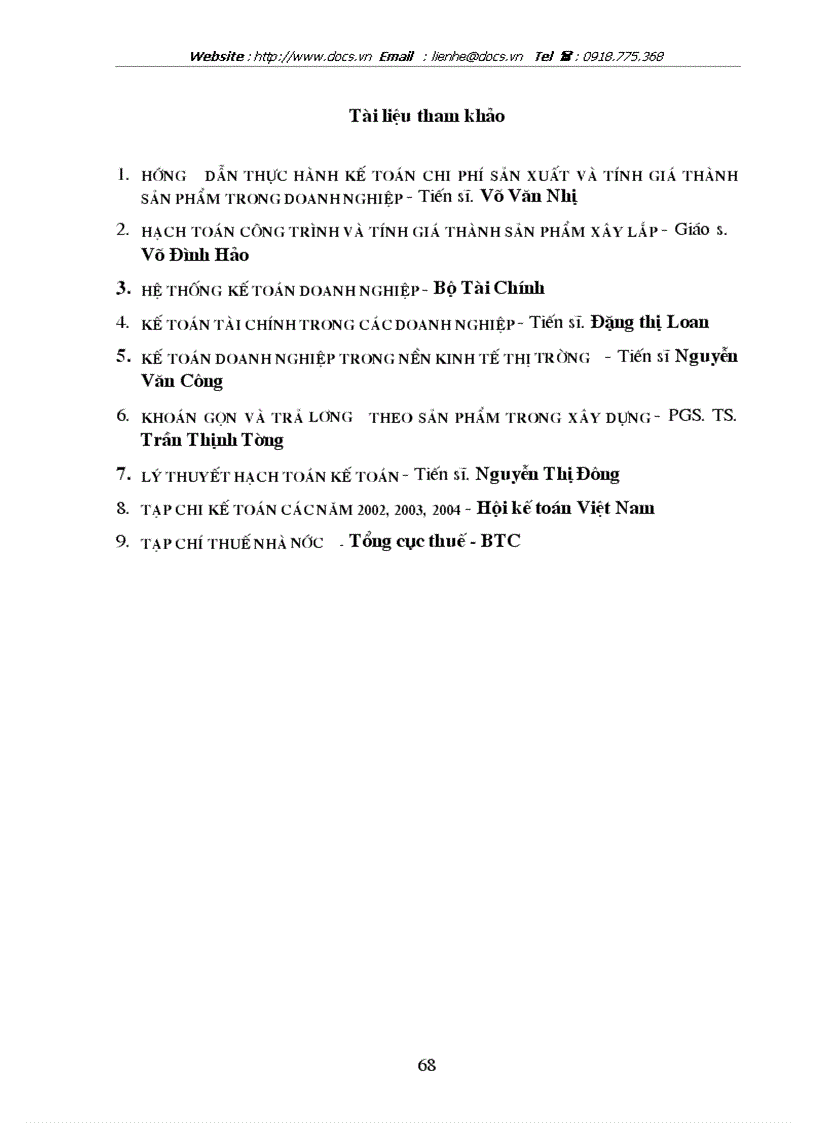 image for page Hoàn thiện hạch toán chi phí sản xuất và tính giá thành sản phẩm xây lắp với việc tăng cường quản trị tại Công ty cp Hà Đô