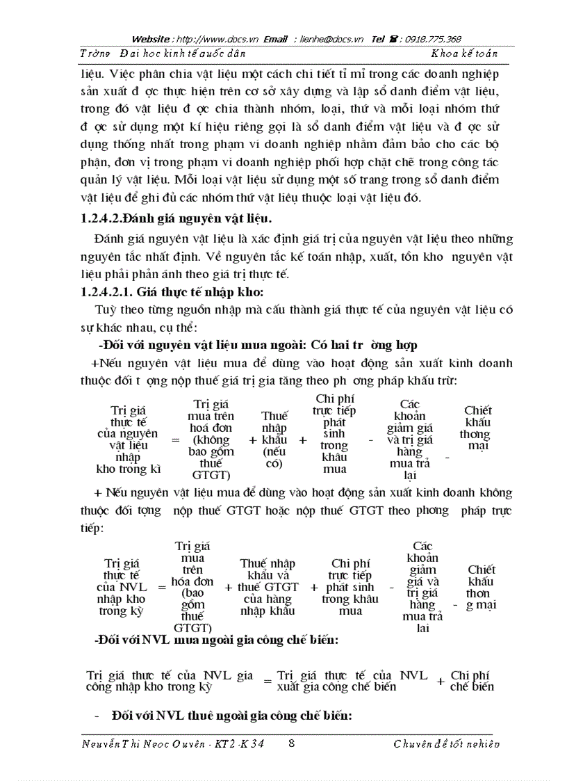 image for page Hoàn thiện kế toán vật liệu với việc nâng cao hiệu quả sử dụng vốn lưu động tại Công ty cổ phần Hà Đô