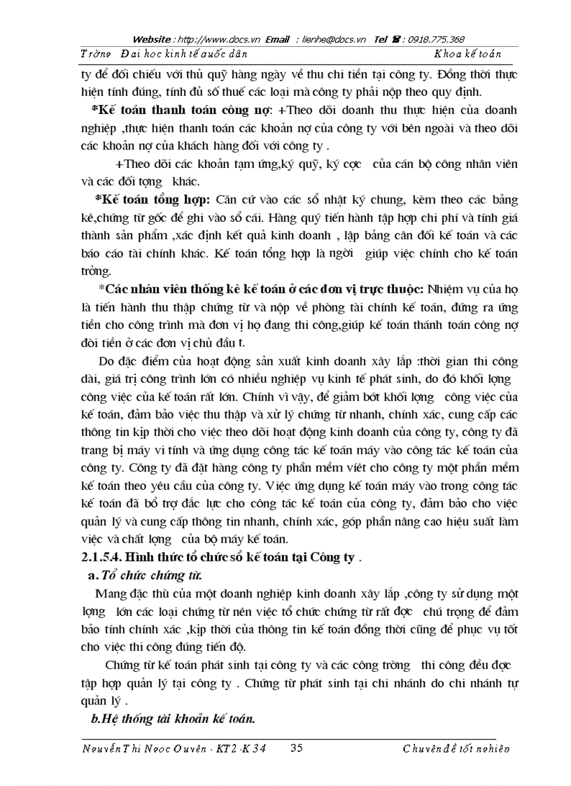 image for page Hoàn thiện kế toán vật liệu với việc nâng cao hiệu quả sử dụng vốn lưu động tại Công ty cổ phần Hà Đô