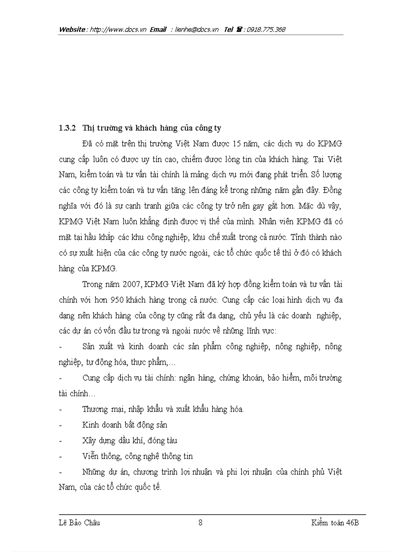 image for page Hoàn thiện kiểm toán thuế giá trị gia tăng trong kiểm toán báo cáo tài chính do công ty TNHH KPMG Việt Nam thực hiện