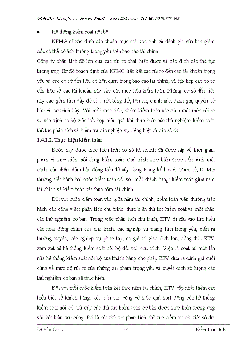 image for page Hoàn thiện kiểm toán thuế giá trị gia tăng trong kiểm toán báo cáo tài chính do công ty TNHH KPMG Việt Nam thực hiện