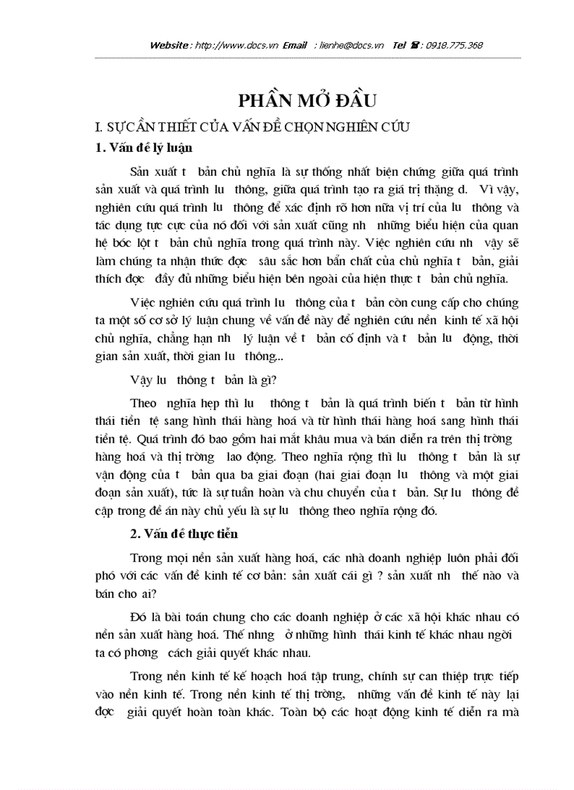 image for page Tuần hoàn và chu chuyển của tư bản