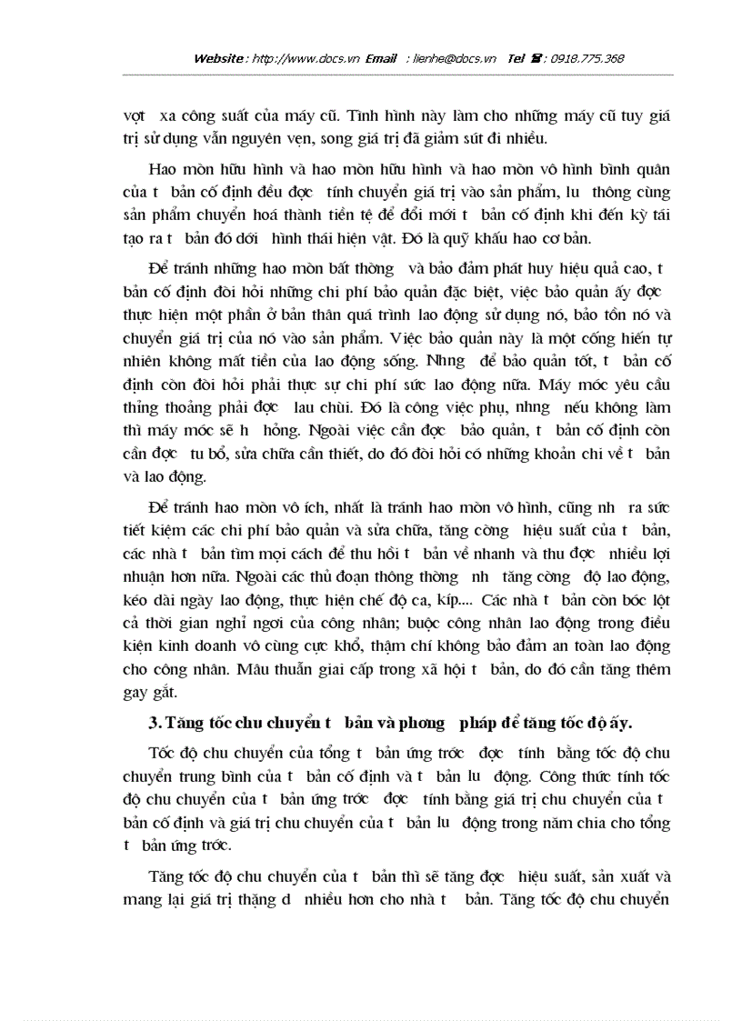 image for page Tuần hoàn và chu chuyển của tư bản