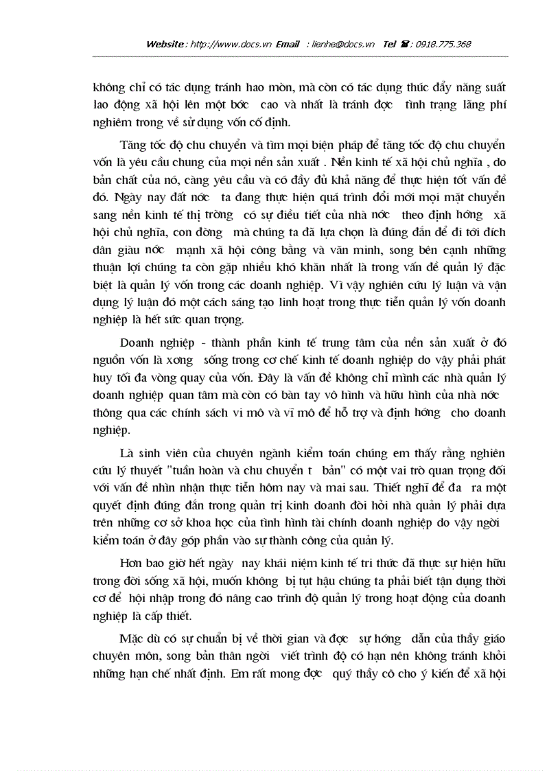 image for page Tuần hoàn và chu chuyển của tư bản