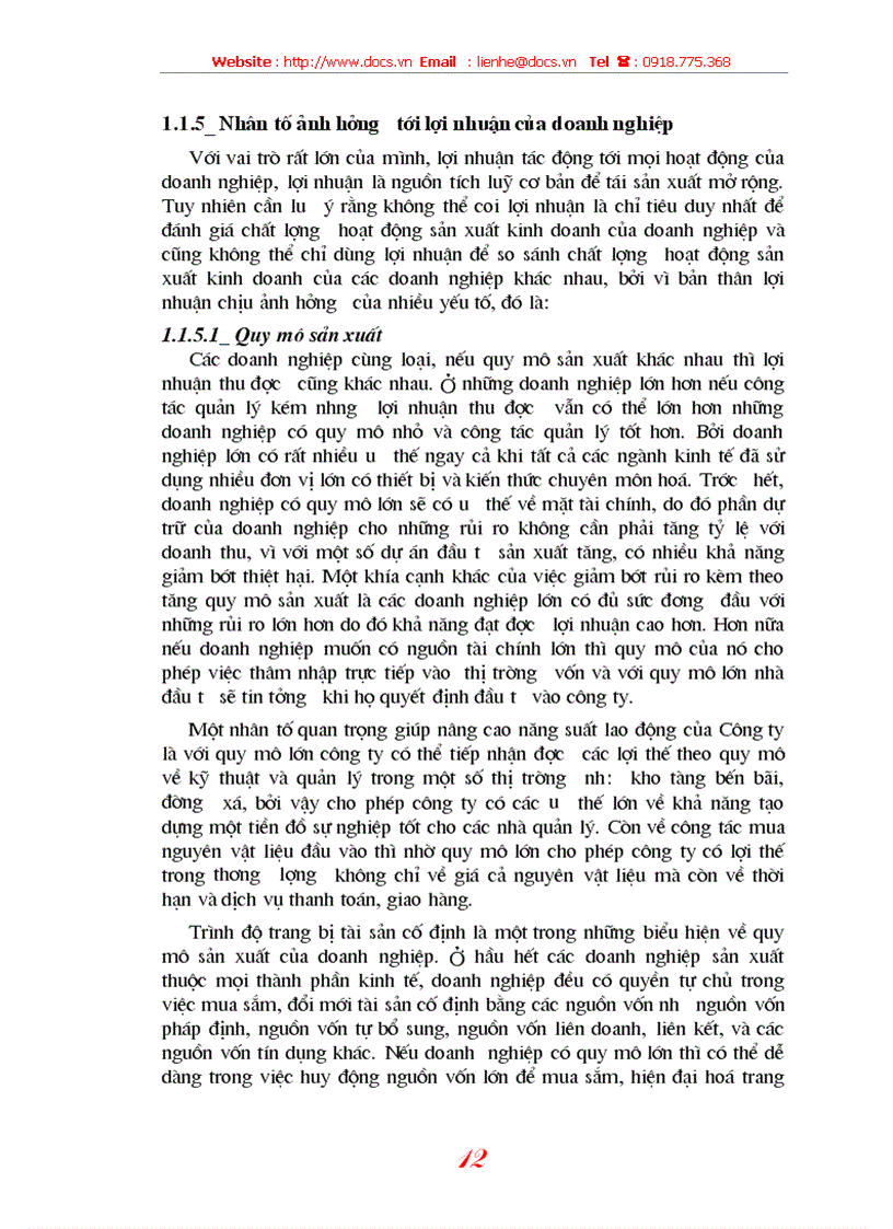 image for page Lợi nhuận và giải pháp gia tăng lợi nhuận tại Công ty Xây lắp Phát triển nhà số