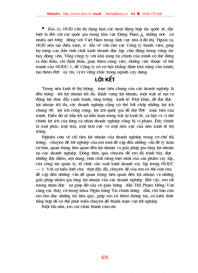 image for page Lợi nhuận và giải pháp gia tăng lợi nhuận tại Công ty Xây lắp Phát triển nhà số