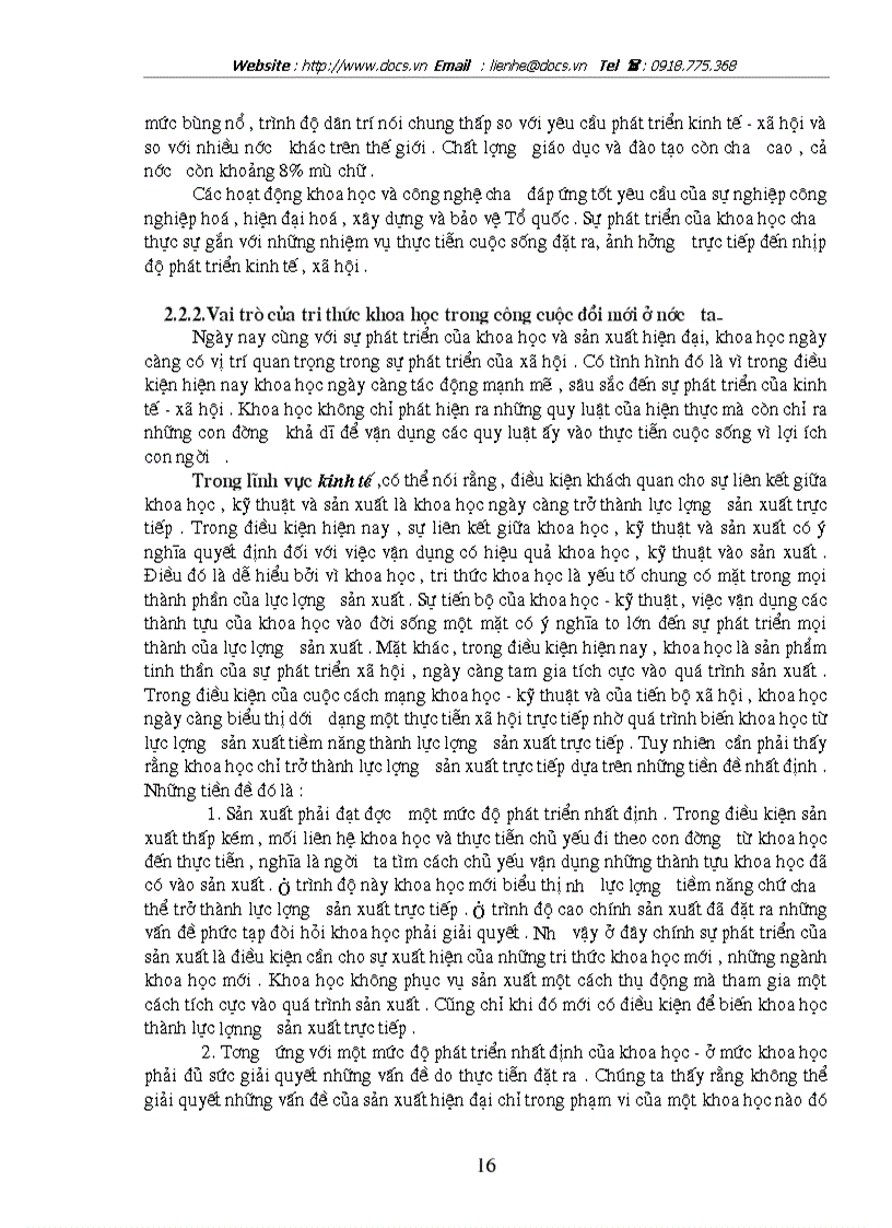 image for page Ýthức và vai trò của tri thức khoa học trong công cuộc đổi mới ở nước ta hiện nay