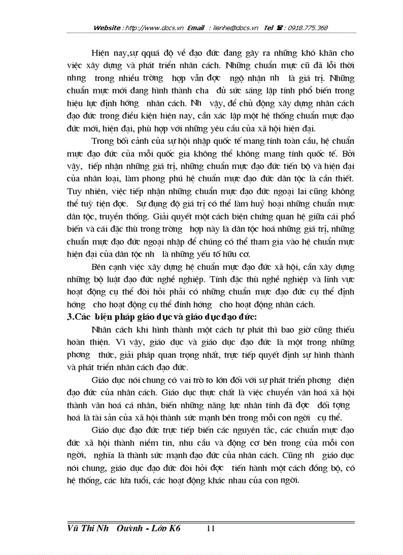 image for page Sự hình thành nhân cách con người trong nền kinh tế thị trường ở Việt Nam